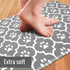 Grey Kitchen Mat Cushioned Anti-Fatigue: Waterproof Non-Skid Heavy Duty Comfort Standing Mat for Kitchen Home Office