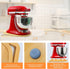 Bamboo Mixer Mat Slider Compatible with KitchenAid 4.5-5 Qt - Kitchen Countertop Storage Mover Sliding Caddy