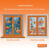 Spring Autumn Window Clings Fall Decor: 102 Double-Sided Reusable Thanksgiving Decorations for Home Office Nursery