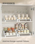 Set 2 3-Tier UKCS116W01 SONGMICS Display Risers, of Engineered Wood Perfume Organizer Stand, Cupcake Stand Holder