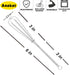 Anaeat 6 Pack Small Wire Whisks - Portable Stainless Steel Tiny Whisk & Egg Beater for Cooking, Blending