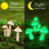 10 Taiyin Pcs Luminous Mushroom Miniature Garden Mushrooms Outdoor Decor Waterproof Glow in The Dark Yard Decor