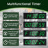 Countdown 12/24H YZ Gym Timer Clock for Home Gym, Fitness Timer with Stopwatch Button, Large Digital Stopwatch Clock