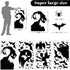 Large Halloween Window Clings Stickers - Halloween Decorations for Windows Glass Walls