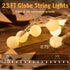 23ft 60 8 WERTIOO Globe String Lights Battery Operated LED Globe Lights with Remote, Modes & Timer Warm White String