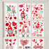 149Pcs Valentine's Day Window Clings Decorations - Heart Decal Party Ornaments, Removable Vinyl Stickers