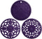 Smithcraft Silicone Trivets for Hot Pots and Pans - Multi-use Heat Resistant Mat for Kitchen Countertop, Set of 3