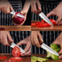 Leize 4.6-Inch Pro Paring Knife, High Carbon Stainless Steel Fruit/Vegetable Carving Knife with Wooden Handle