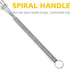 Anaeat 6 Pack Small Wire Whisks - Portable Stainless Steel Tiny Whisk & Egg Beater for Cooking, Blending