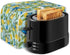 Bulopur Blue Butterfly Lemon Printed Toaster Cover, 4 Slice Microwave Oven Dust Protection