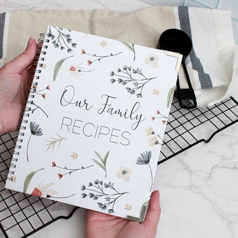 Blank Recipe Book To Write In Your Own Recipes - Family Recipe Journal to Create Your Own Cookbook - 100 Page Empty