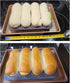 MUJUZE Silicone Bread Pans for Baking, Nonstick French Bread Loaf Pan with 6 Muffin Cups, Heat Resistant