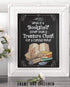 11x14 What is a Bookshelf Other Than a Treasure Chest for a Curious Mind - Great Bookshelf and Library Decor
