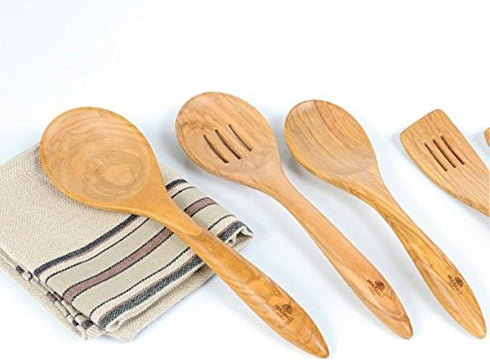 Berard Terra Collection 12-Inch Handcrafted Olive Wood Spoon