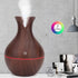 High Capacity Cool Mist Humidifier, for Bedroom, Baby Room, Living Room (Dark Wooden Grain)