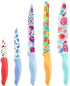 G.a HOMEFAVOR Knife Set, 5-piece Kitchen Knife Set Nonstick Coated with 5 Blade Guard, Multicolored by G.a HOMEFAVOR