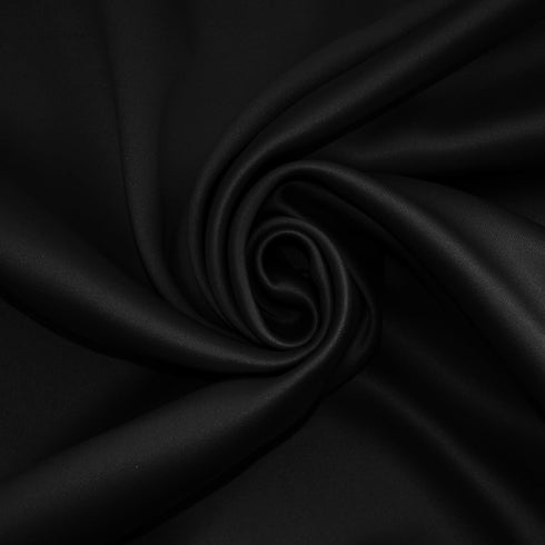 Sun Zero Soho Blackout Energy Efficient Grommet Curtain Single Panel - 54" x 84", Black