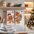 12x24 Inch Set 2 Artoid Mode Gingerbread Candy Christmas Bar Kitchen Towels, Quick Dry Microfiber Cloth Dish Towels