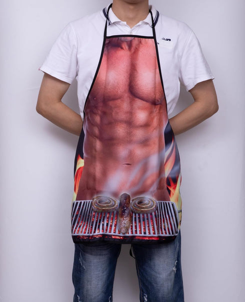 Funny Cute Cooking Apron for Men Women - Kitchen Adult Grillig BBQ Bib Apron for Cooking Baking Father's Day Birthday