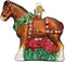 Old World Christmas Ornaments, Holiday Clydesdale Glass Blown Ornaments for Christmas Tree