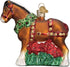 Old World Christmas Ornaments, Holiday Clydesdale Glass Blown Ornaments for Christmas Tree
