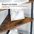 3-Tier BF30CJ01 HOOBRO Corner Shelf Stand, Industrial Corner Bookshelf with Metal Frame, Plant Display Shelf, Small