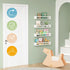24 Inch Set 4, Forbena Wall Bookshelf for Kids Bedroom of White Floating Nursery Book Shelves for Baby Toddler Children
