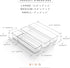BINO 4-Piece Drawer Organizer Bin Set | THE MODULAR | Bathroom Drawer Organizer Trays | Vanity Drawer Organizers | Desk Drawer Organizer Bins | Makeup Drawer Organizer - Large