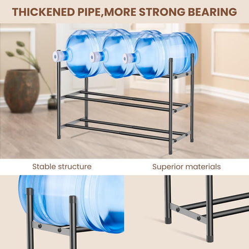3-Tier Closet Closet AceMining Expandable Shoe Rack, Adjustable Shoe Rack Shoe Organizer Shoe Shelf, Free Standing Shoe