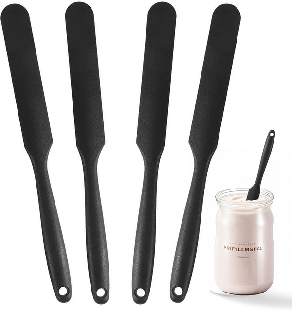 2Pcs Silicone Jar Spatula,10 Inch Jam Spreader for Peanut Butter,Heat-Resistant Food-Grade Jar