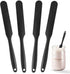 2Pcs Silicone Jar Spatula,10 Inch Jam Spreader for Peanut Butter,Heat-Resistant Food-Grade Jar
