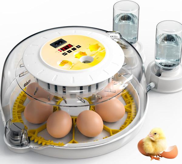 Egg Incubators for Hatching Eggs with Automatic Egg Turner, 8 Incubator for