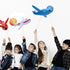 Gejoy 6 20 Inches Pieces Inflatable Airplanes Party Decoration Aircraft Inflates Plane Inflated Balloons Decor