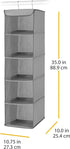 5 Closet Whitmor Section Organizer - Hanging Shelves with Sturdy Metal Frame