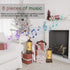 8 6-Hour Christmas Snow Globe Lantern Crystal Glitter Lantern Features Songs and Timer Function Ideal for Holiday