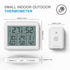 AMIR 3 3 Indoor Outdoor Thermometer, Channels Digital Hygrometer Thermometer with Sensor, Temperature Humidity Monitor
