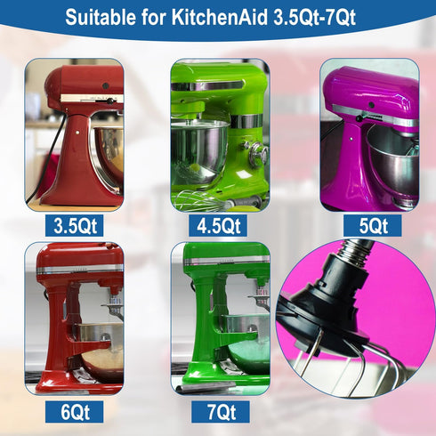 2pcs Stand Mixer Spring and Washer Compatible with Kitchenaid, Stainless Steel Replacement Kit