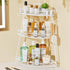 VITVITI 3 Tier Corner Bathroom Counter Organizer, Metal Bathroom Countertop Organizer Shelf