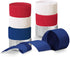 NICROLANDEE Patriotic Decorations - 8 Rolls Red White Blue Crepe Paper Streamers for 4th of July Independence Day