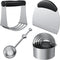 Frapkom Biscuit Cutter Set, Stainless Steel Flour Sifter, Pastry Cutter, Pastry Scraper and