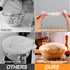 100PCS Bowl Covers for Bread Proofing, Reusable Elastic Sourdough Bread Baking Supplies, Plastic Bowl Covers for Bread Rising, Stretchable Plastic Wrap for Storage Containers by Mity rain