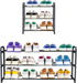 Happhom 3-Tier Expandable Shoe Organizer - Space Saver Shoe Shelf with Smart