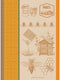Garnier Thiebaut Miel Et Abeilles Ocre French Kitchen Towel, 22"x30", Cotton, Jacquard