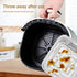 Non-Stick Disposable Air Fryer Aluminum Foil Liners, 50PCS Square 8 * 8 Inch for Oven & Grill