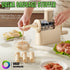4 ORIXA Sausage Stuffer with Size Options, Fast Filling, Homemade Sausage Maker for Home & Camping