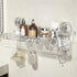 Generic Light Luxury Style Punch-Free Storage Rack, Suction Corner Shower Organizer, Corrugated Suction Cup Storage