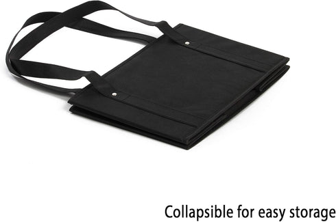 Set (Set 3) Earthwise Deluxe Collapsible Reusable Shopping Box Grocery Bag with Reinforced Bottom Storage Boxes Bins