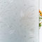 Mikomer Privacy Window Film, Etched Flowers Static Cling Glass Door Film, 17.5 inches by 118 inches