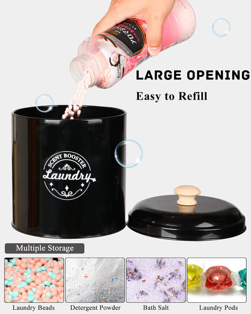 Laundry Scent Booster Beads Dispenser Container for Laundry Room Organization. Laundry Containers for Organizing