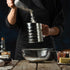 Esvopa 3 Flour Sifter for Baking, Stainless Steel Cup Flour Sifter with Rotary Hand Crank, Fine Mesh and Agitator Flour